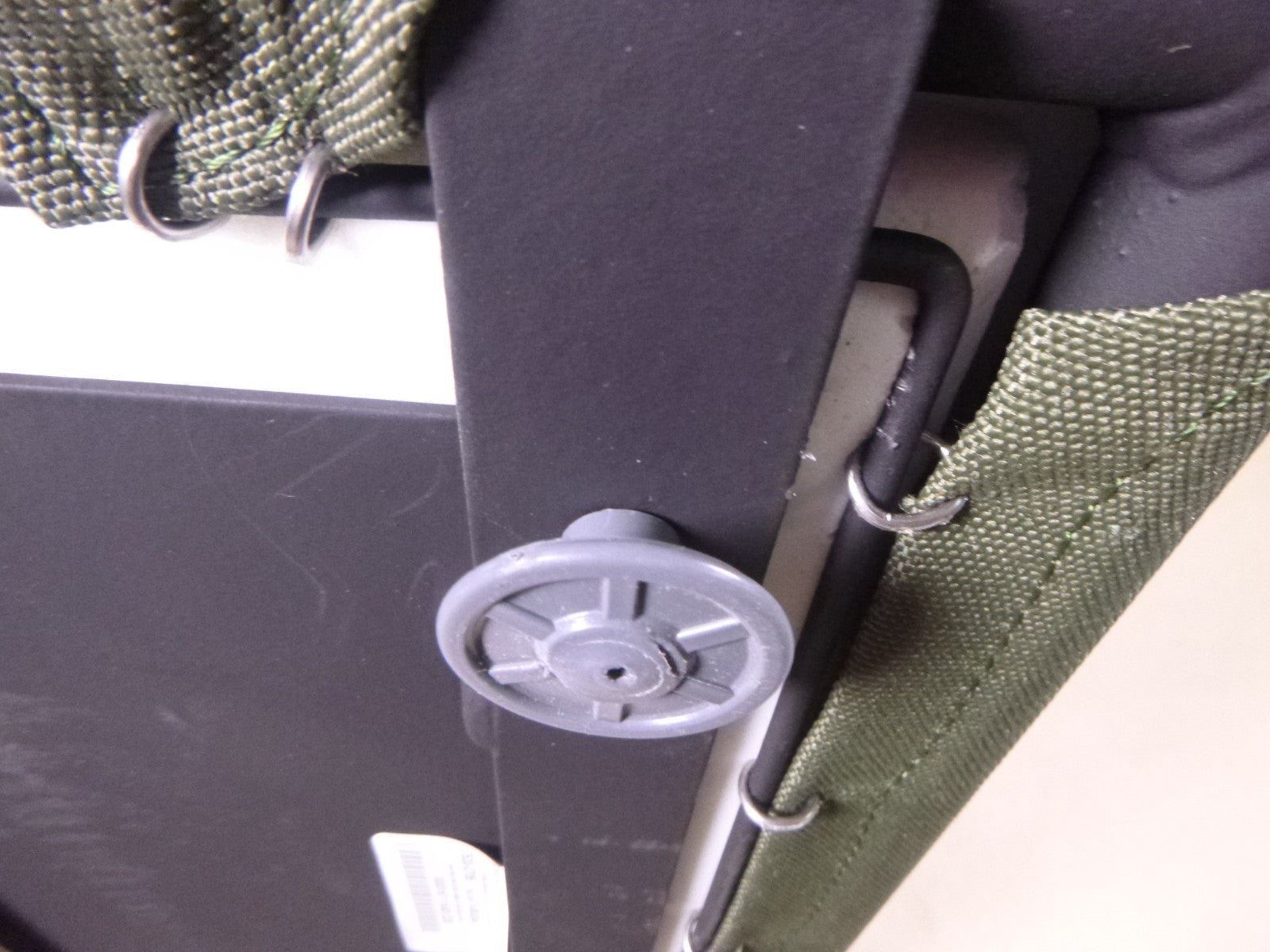 7530-3705 M998 Humvee Green High Back Drivers Seat 12446712-3, 2540-01-436-4175