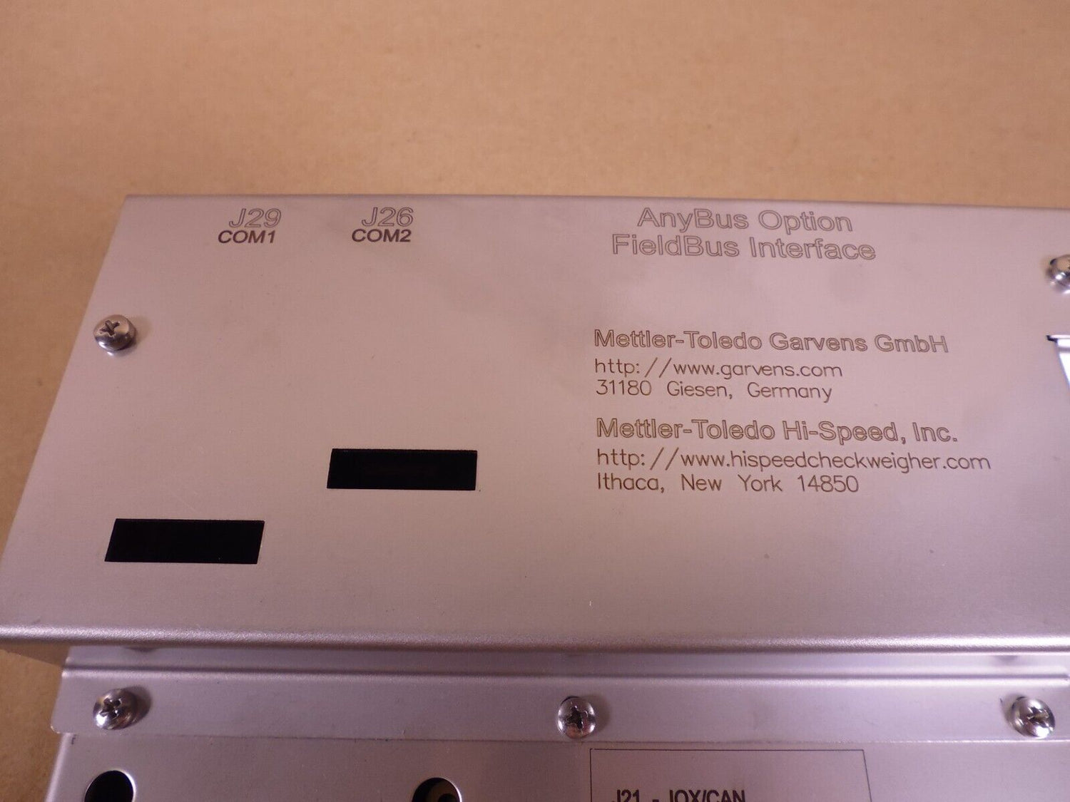 Mettler Toledo XRTC PCB 0066103415 A 1920 Anybus Module Fieldbus Interface | Electrical MRO Replacement Parts &amp; Components and Commercial Electrical Supplies Company