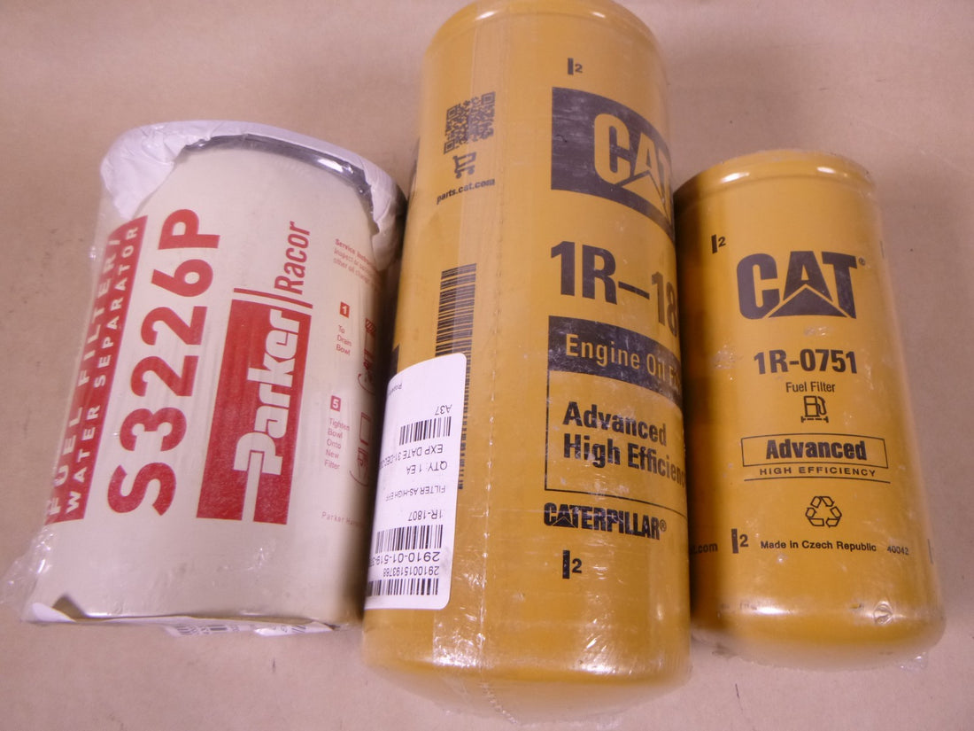 FMTV LMTV Oil, Fuel &amp; Fuel Seperator Filter 6Month Service Kit For C-7 C7 Engine | Genuine FMTV Replacement Parts, LMTV Parts For Sale and Military Surplus Medium Tactical Vehicle Parts &amp; Components