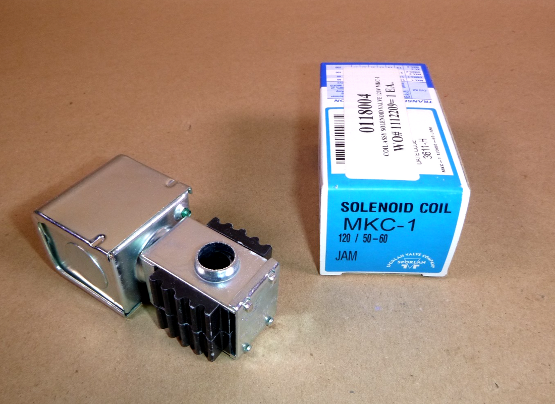 MKC1 Sporlan Solenoid Coil, 120V 50/60hz MKC-1 JAM Junction Box