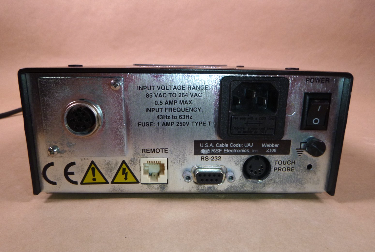 L.S. Starrett Webber Digi-Chek II Remote Digital Display Gage Model 49