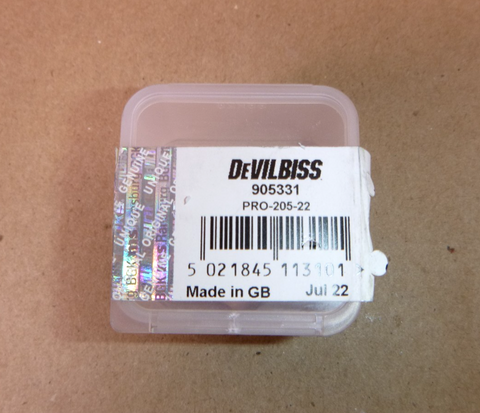 DeVilbiss Spray Gun Fluid Nozzle 905331 Fits 2.2mm HE/HVLP PROLite Feed Gun | Industrial MRO Tools and Replacement Industrial Equipment Components