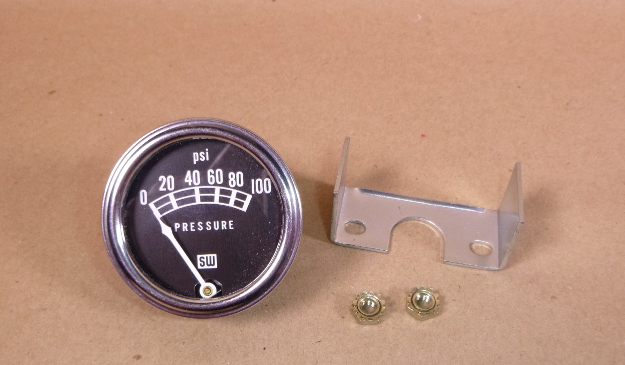 342KS New Stewart Warner 0 - 100 Psi 52mm Panel Mount Oil Pressure Gauge 352AY | Replacement Truck Parts, Trailer Accessories, Automobile Supplies, Car Parts &amp; Accessories