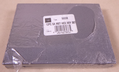 Allen 56038 12pc Metric Short Arm Hex Key Wrench Set USA Made NEW