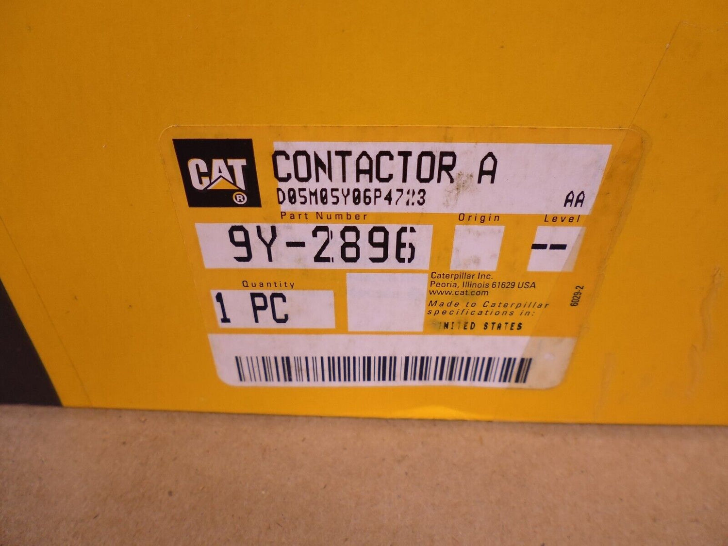 OEM CAT 9Y-2896 Water Temperature Contactor For 3208 3306B G3406 Engine | Industrial Tractor Parts Supplier and Surplus Tractor Parts &amp; Accessories