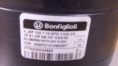 Bonfiglioli MP 105 1 10 STD 110A CD 19 S1 OR SB KE In-Line High Precision Planetary Gearbox | Industrial Electric Motors, Pumps &amp; Parts