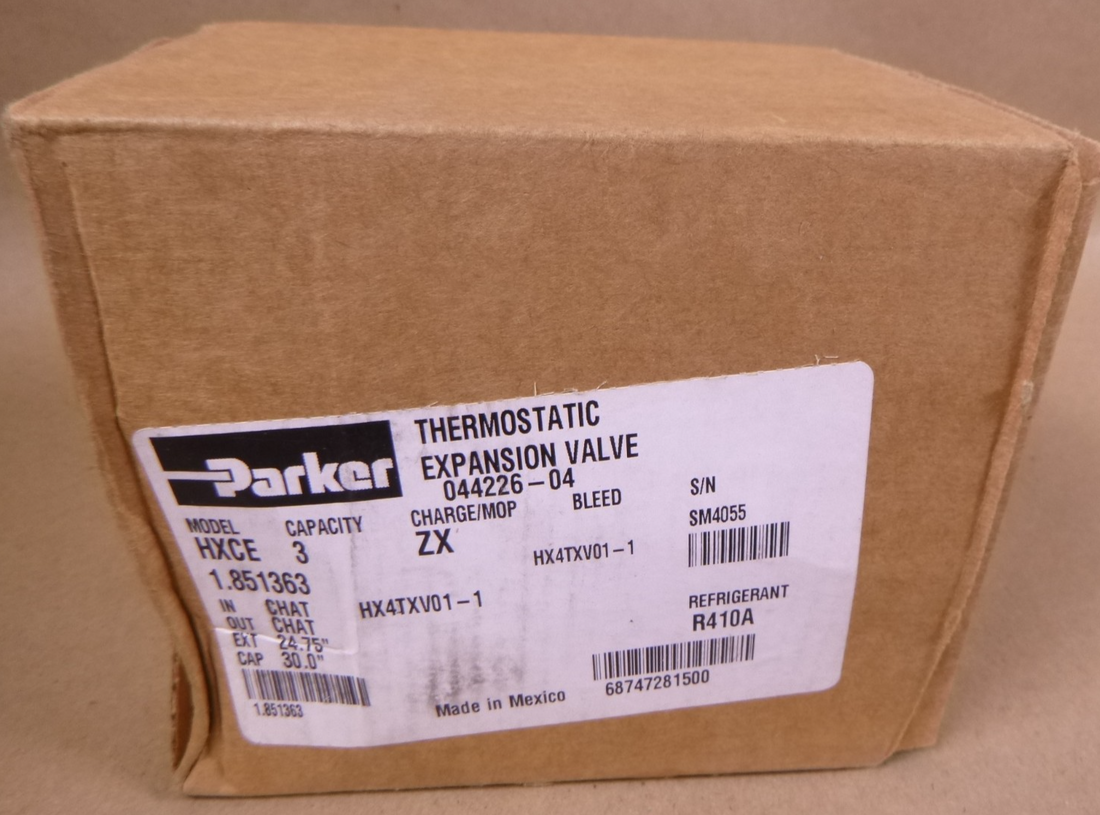 H4TXV01 TXV Kit Allied Parker 1.851363 Expansion Valve HXCE3ZX200 | Electrical MRO Replacement Parts &amp; Components and Commercial Electrical Supplies Company