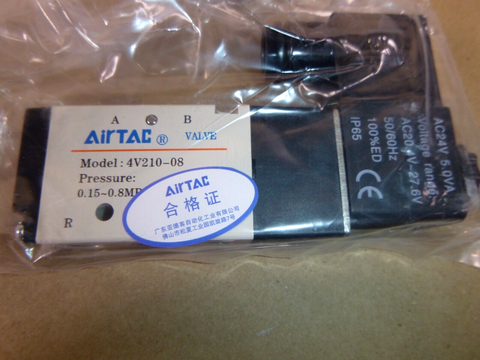 NEW Airtac 4V21008E Solenoid valve 4V210-08E AC24V