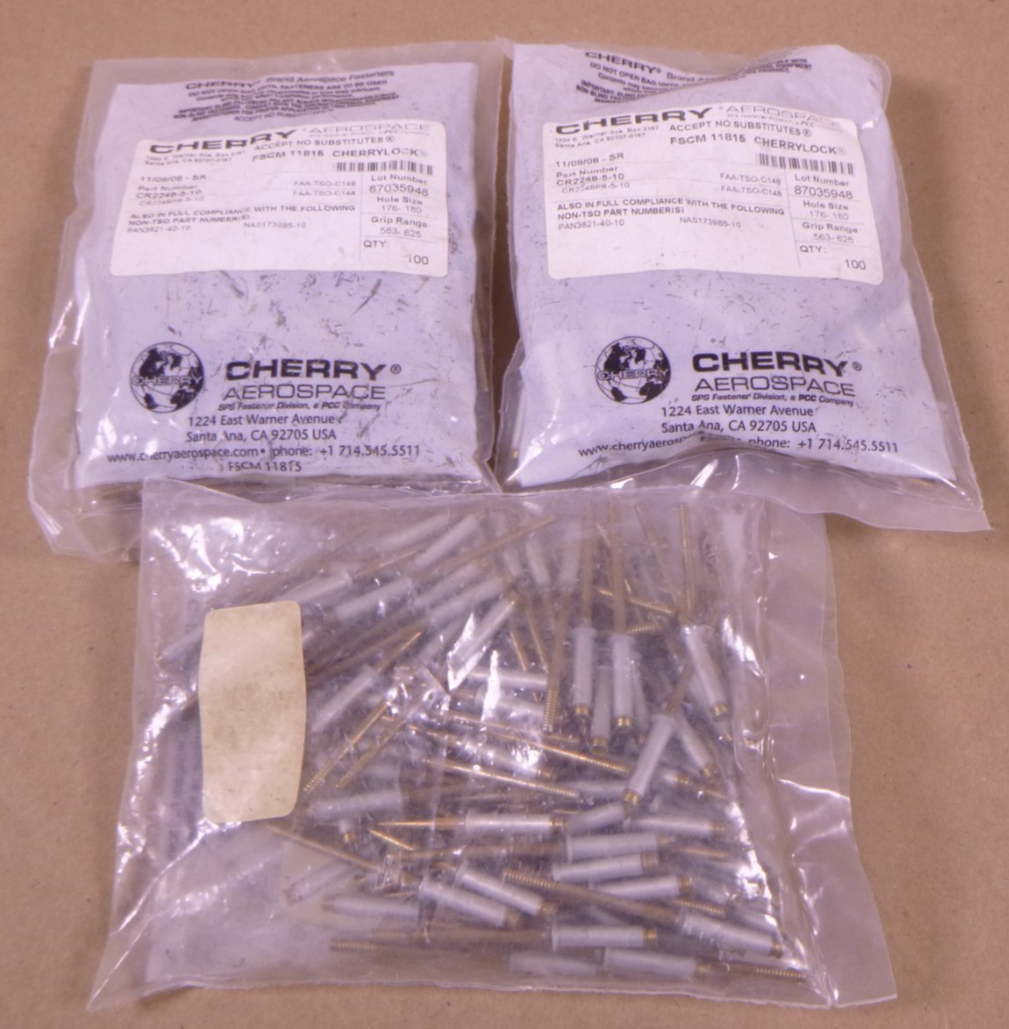 (300x) CR2248-5-10 Cherry Blind Rivet CR2248 Series , 5320-01-223-4438 | Industrial Replacement Nuts &amp; Bolts Distributor and Machinery Screws &amp; Fasteners Supply