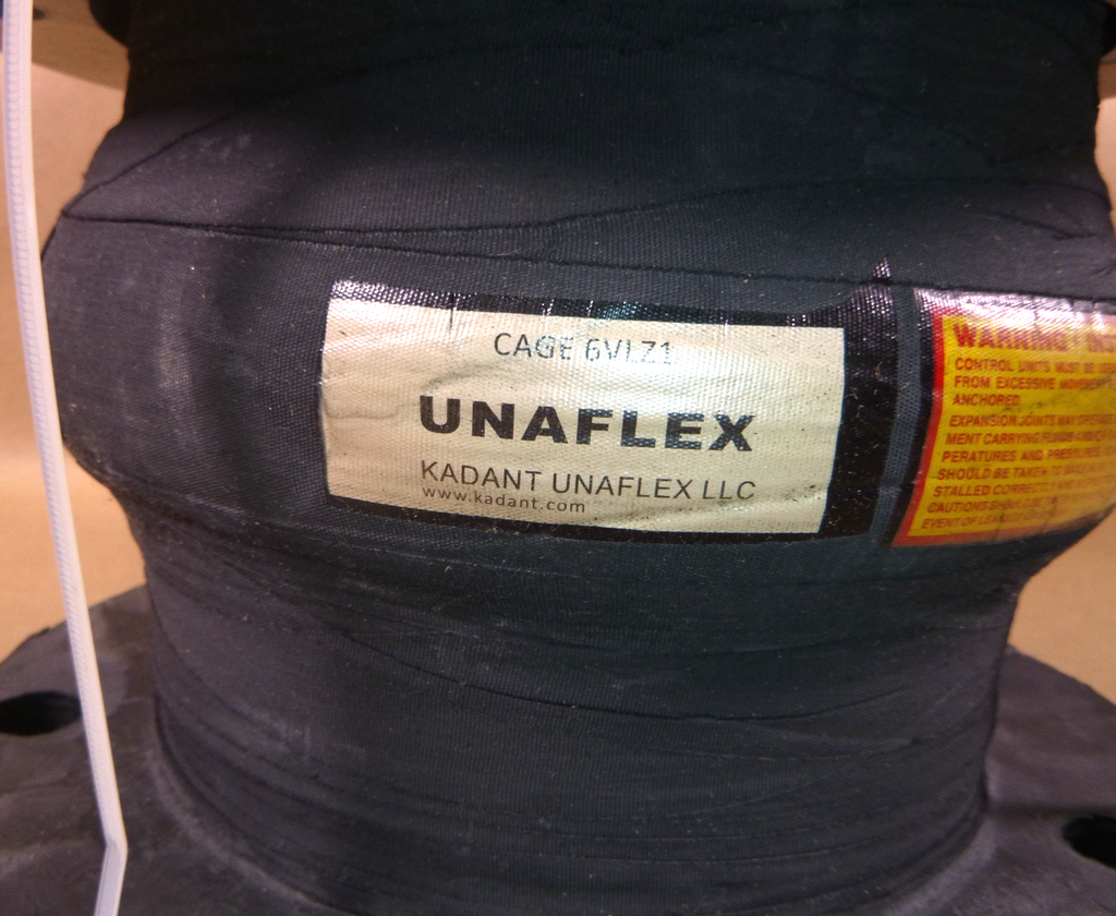 6" Inch Rubber Expansion Joint Kadant Unaflex Single Arch 11" Flange OD (BUTYL) | Industrial MRO Replacement Parts, Manufacturing Machine Parts & Components, Heavy Equipment Parts Supplier