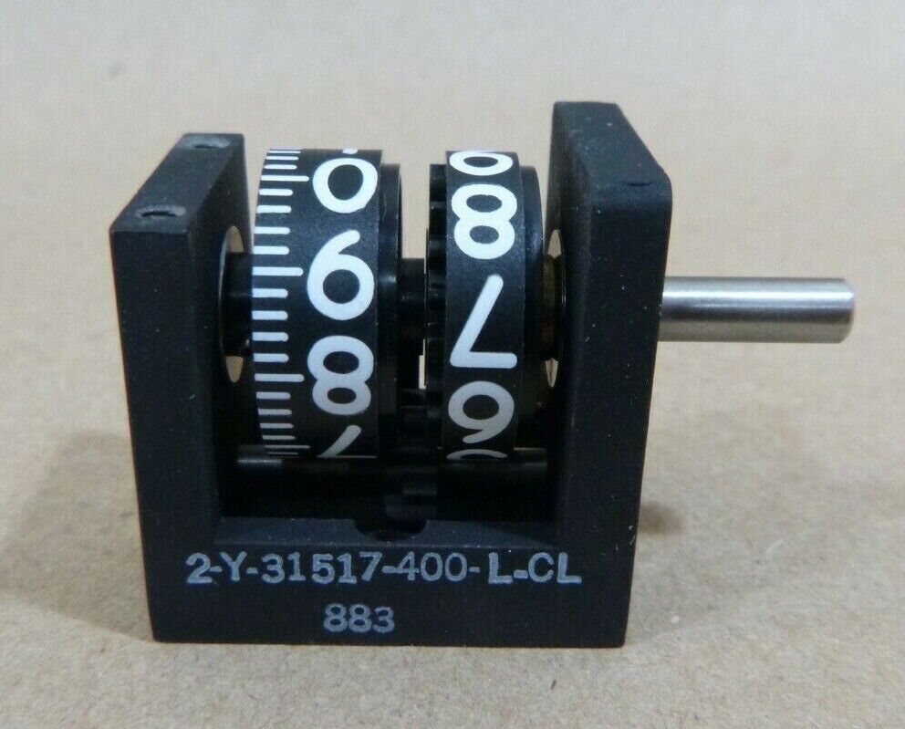 DURANT EATON 2-Y-31517-400 2-WHEEL ROTARY MECHANICAL COUNTER 0 TO 9 | Industrial MRO Replacement Parts, Manufacturing Machine Parts &amp; Components, Heavy Equipment Parts Supplier