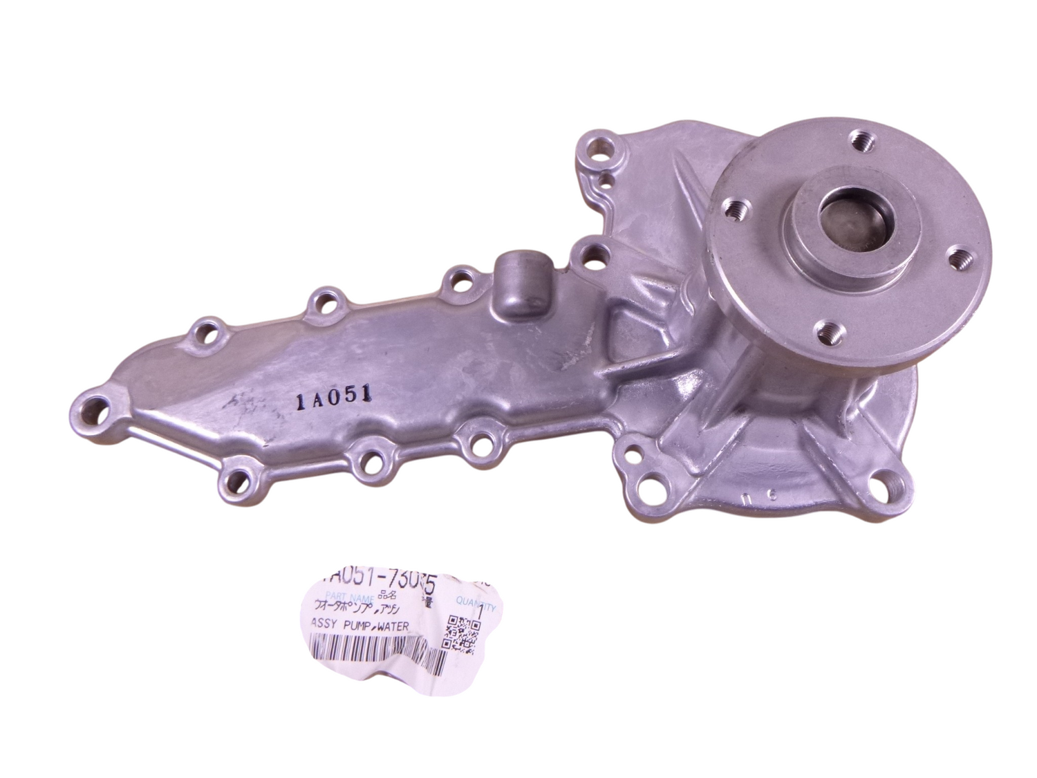Genuine OEM Kubota 1A051-73035 Water Pump For V2203, V2403, V2003 Engine *NO GASKET* | Industrial Tractor Parts Supplier and Surplus Tractor Parts &amp; Accessories