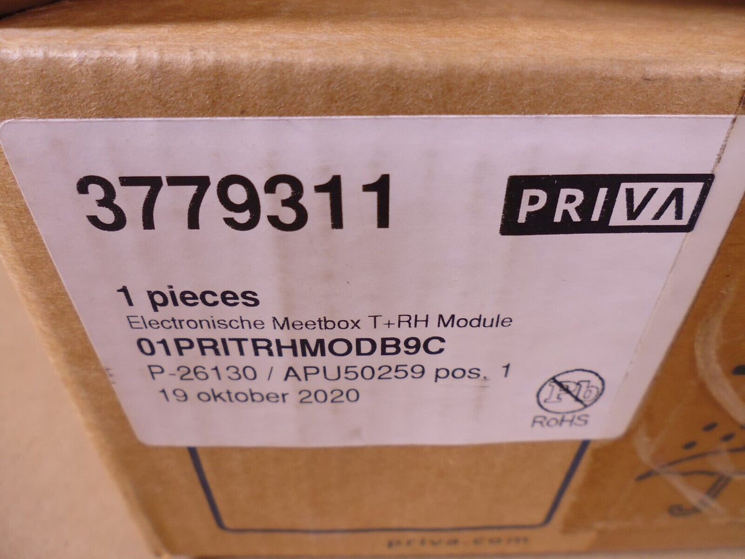Priva 3779311 T+RH Measuring Meetbox Module | Electrical MRO Replacement Parts &amp; Components and Commercial Electrical Supplies Company