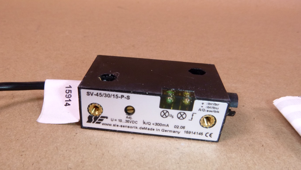 SIE SENSORIK SV-45/30/15-P-S CAPACITIVE SENSOR 10-35V-DC | Electrical MRO Replacement Parts & Components and Commercial Electrical Supplies Company