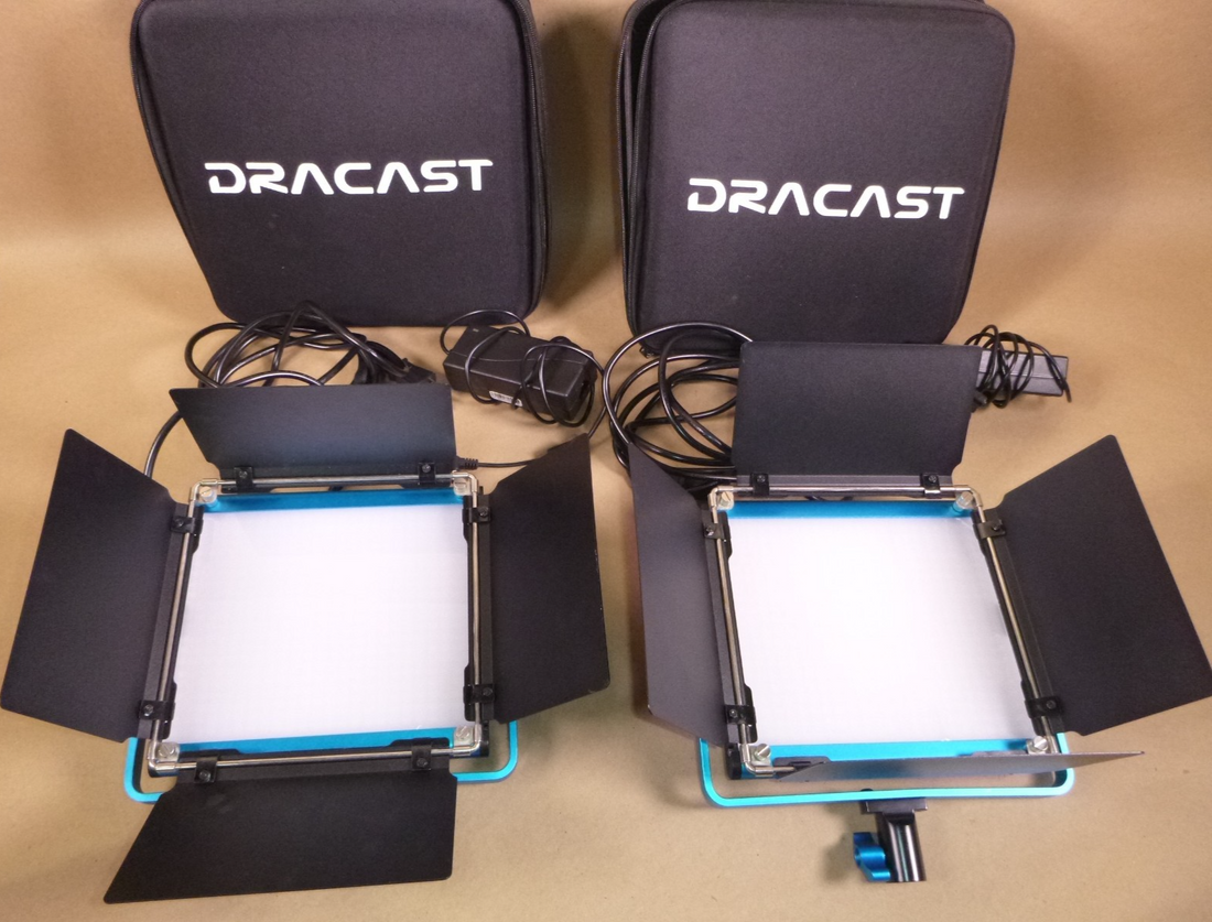 Dracast DR-DRSP500BN LED500 Bicolor S-Series 3200K - 5600K Light Panel (2 Pcs)