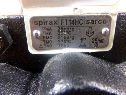 Spirex Sarco FT14HC, 1" In. High Capacity Ball Float Steam Trap 10 bar | Industrial MRO Replacement Parts, Manufacturing Machine Parts &amp; Components, Heavy Equipment Parts Supplier