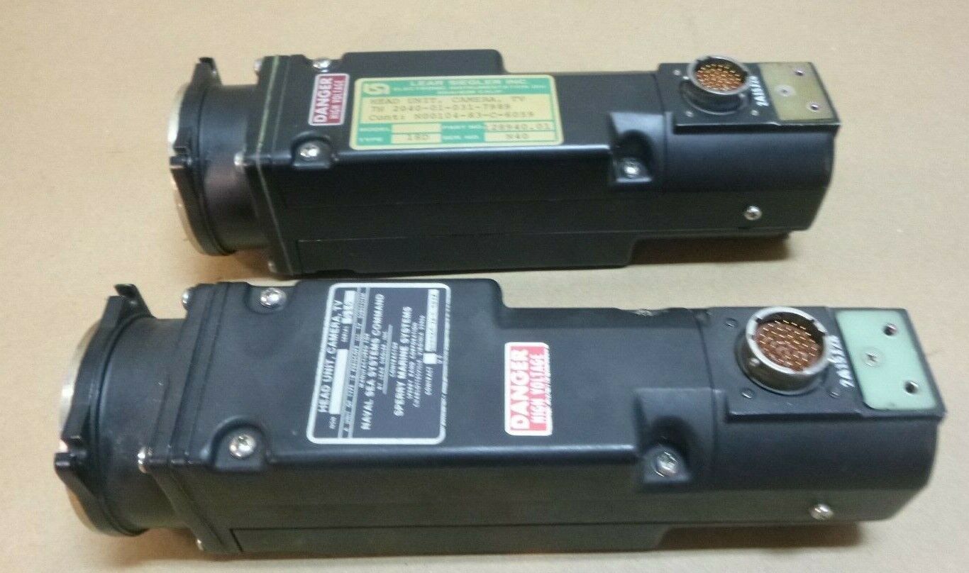 LEAR SIEGLER 128940-01 TV CAMERA HEAD FOR TYPE 18 PERISCOPE lll TV SUBSYSTEMS *FOR PARTS/UNTESTED* | Electrical MRO Replacement Parts &amp; Components and Commercial Electrical Supplies Company