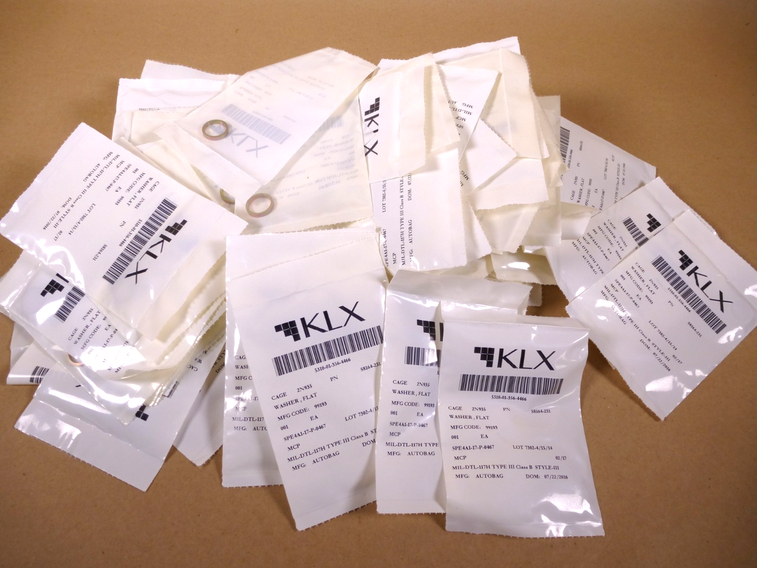 100 Pcs. USGI Mil-Spec Precision Washer S8164-231, 5310-01-356-4466 | Industrial Replacement Nuts &amp; Bolts Distributor and Machinery Screws &amp; Fasteners Supply