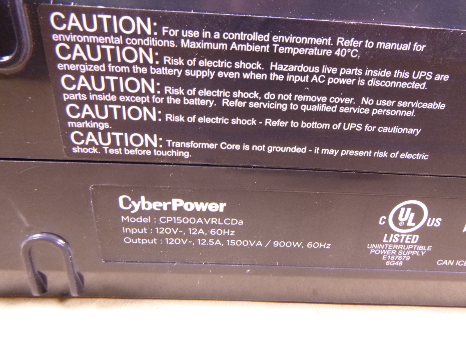 CyberPower CP1500AVRLCDTAA 1500VA Mini-Tower UPS | Electrical MRO Replacement Parts &amp; Components and Commercial Electrical Supplies Company