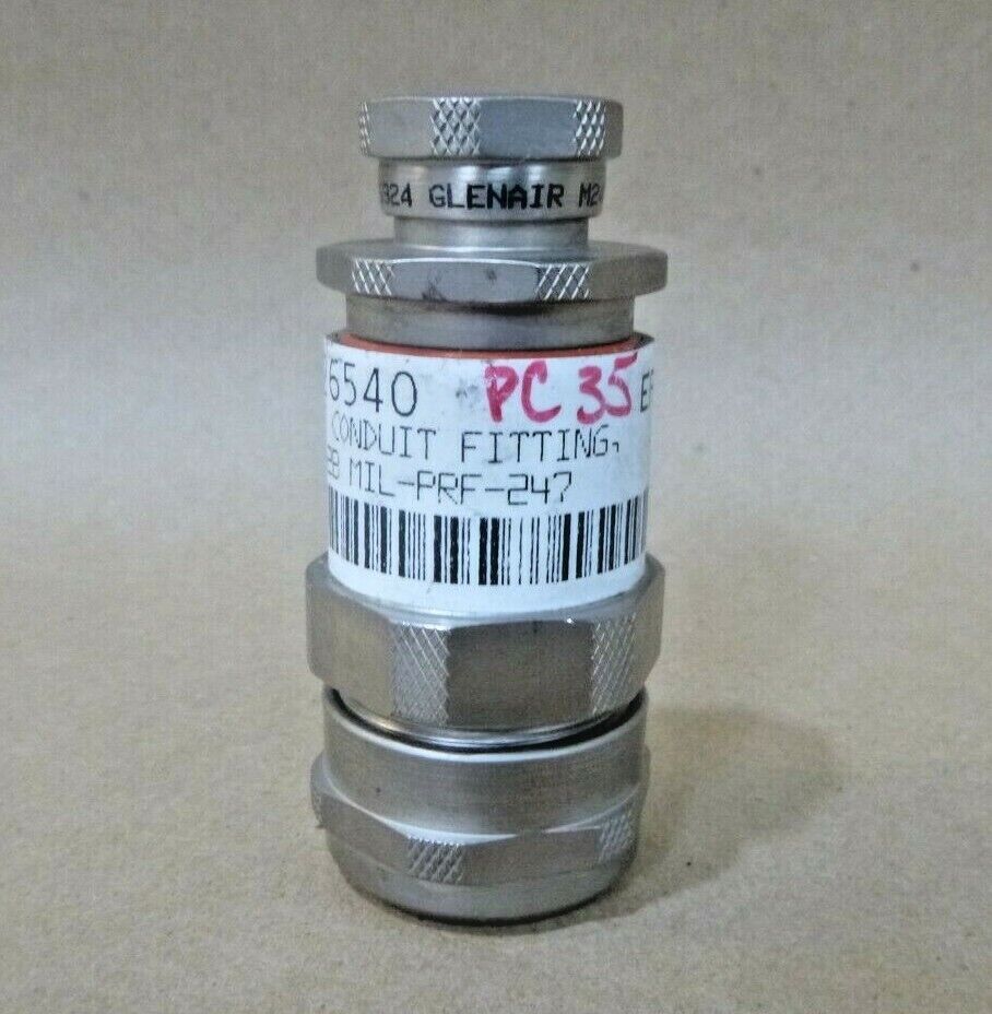Glenair M24758-2B Circular Mil Electrical Conduit Adapter 5975-01-584-5355 | Electrical MRO Replacement Parts &amp; Components and Commercial Electrical Supplies Company