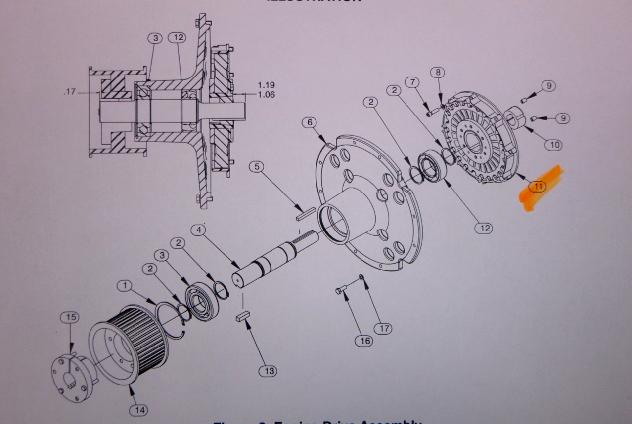 Gorman Rupp Flexible Coupling 24391-103 For Pump Model PA12A60-B-C4.4TA FT4 | Industrial Electric Motors, Pumps &amp; Parts