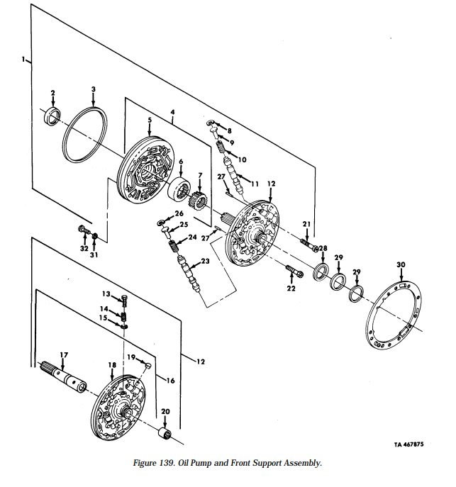 6834414 Allison Oil Pump Lockup Valve For M923 M925 5-Ton , 2520-01-007-0346 | Genuine M35 Military Truck Parts and M939 Cargo Truck Surplus Parts