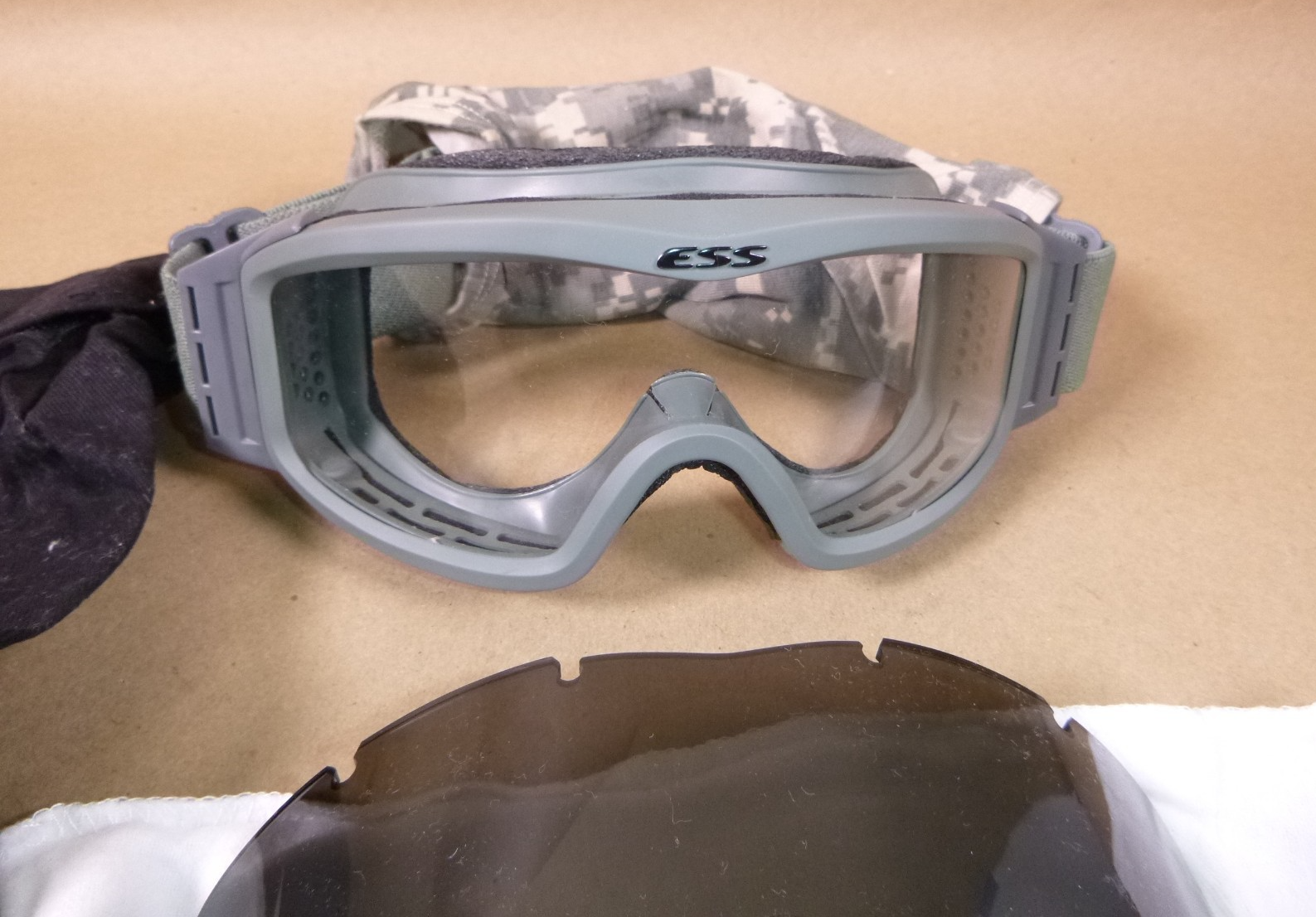 USGI ESS Profile NVG Ballistic Goggles Foliage Green 4240-01-540-5585