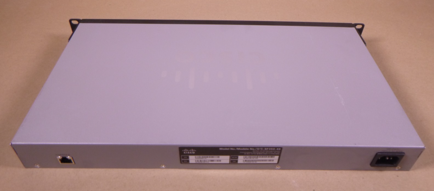 USED Cisco SF350-48 48 Port 10/100 PoE Managed Switch | Electrical MRO Replacement Parts &amp; Components and Commercial Electrical Supplies Company