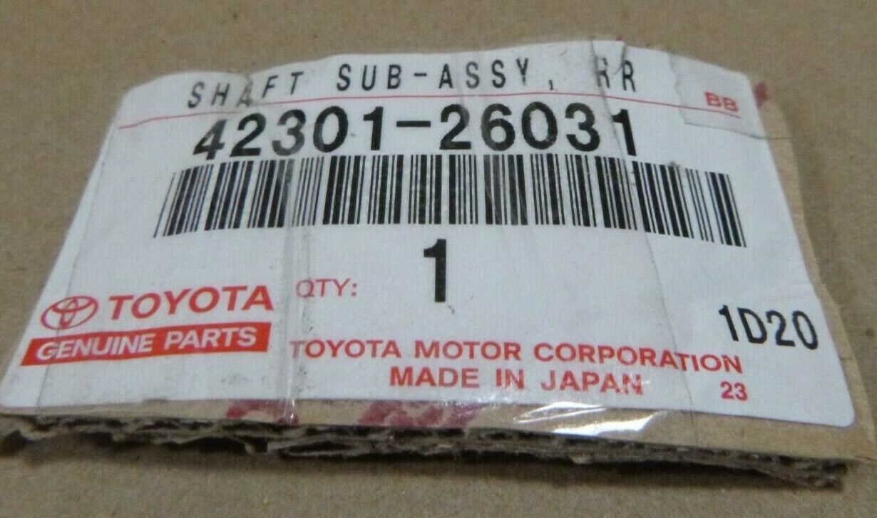 GENUINE TOYOTA 42301-26031 REAR AXLE SHAFT FOR GRAND HIACE REGIUS GRANVIA | Replacement Truck Parts, Trailer Accessories, Automobile Supplies, Car Parts &amp; Accessories