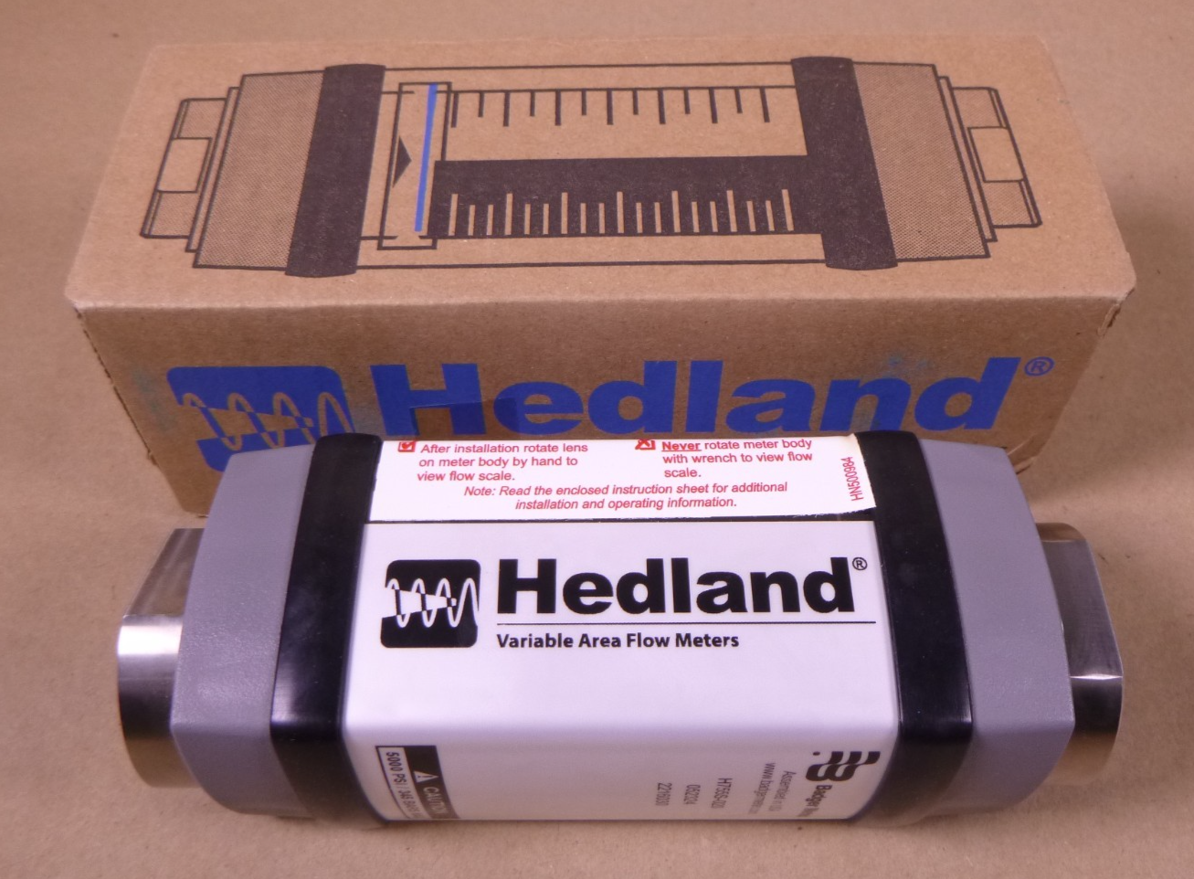 H755S-020 Hedland Badger Flow Meter 1" NPT , Water H2O , 20 GPM | Industrial MRO Replacement Parts, Manufacturing Machine Parts &amp; Components, Heavy Equipment Parts Supplier
