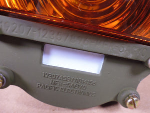 (2x) HMMWV M939 FMTV 24V FRONT TURN SIGNAL 11614156 Aluminum , 6220-01-433-8813 | Genuine M35 Military Truck Parts and M939 Cargo Truck Surplus Parts