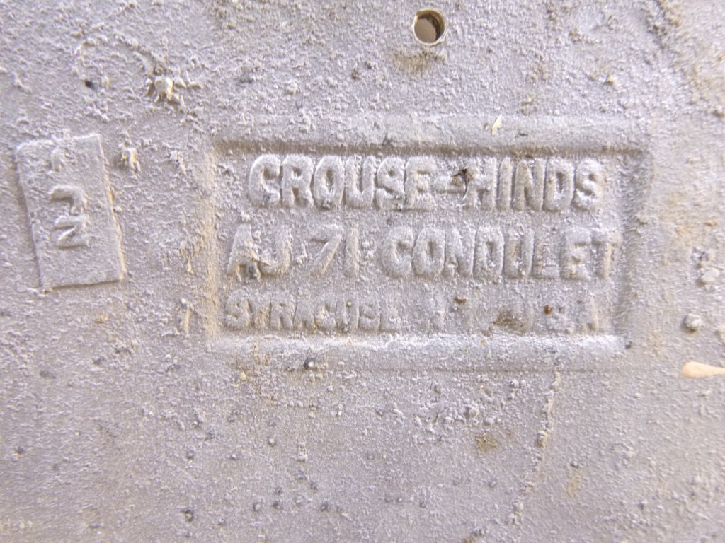 Eaton Crouse-Hinds series AJ78 back box, 200A, 2-1/2" One hub, Cast aluminum | Industrial MRO Replacement Parts, Manufacturing Machine Parts & Components, Heavy Equipment Parts Supplier