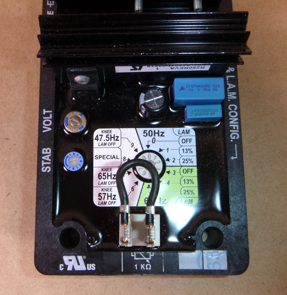 Genuine OEM Leroy Somer Automatic Voltage Regulator R250 AVR 330410933 | Electrical MRO Replacement Parts & Components and Commercial Electrical Supplies Company