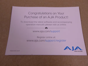 AJA FiDO-TR Optical Fiber - SD/HD/3G SDI Transceiver | Electrical MRO Replacement Parts & Components and Commercial Electrical Supplies Company