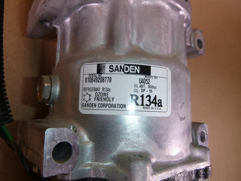 U4052 Sanden AC Compressor 24 Volt 2 Groove SD7H15 Platform 7 Cylinder R-134a | Replacement Truck Parts, Trailer Accessories, Automobile Supplies, Car Parts & Accessories