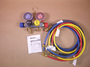 42266 Robinair 1/4 Flare 4 Way Aluminum Refrigerant Manifold Set R12/22/502 60" | Industrial MRO Replacement Parts, Manufacturing Machine Parts & Components, Heavy Equipment Parts Supplier