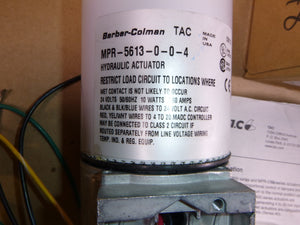 Schneider Electric MPR-5610-0-0-4 Electronic Valve Actuator 4-20MA  24V 50/60