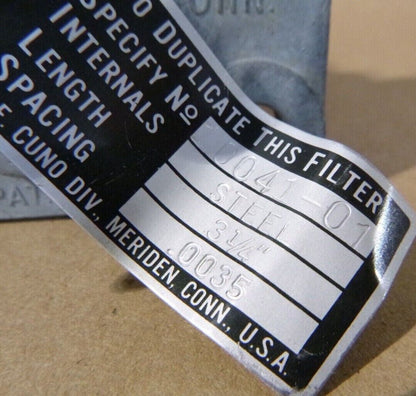 (QTY 2) 10041-01-50-0030 FLUID FILTER 10041-01 STEEL USA , 4330-00-399-3355 | Industrial MRO Replacement Parts, Manufacturing Machine Parts &amp; Components, Heavy Equipment Parts Supplier