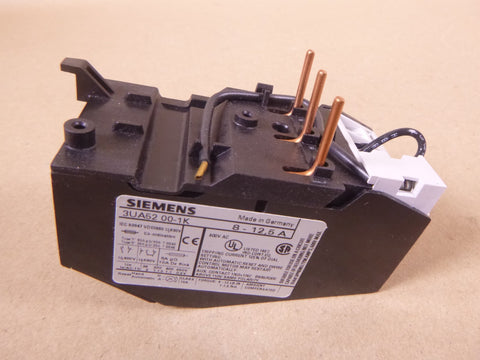 Siemens 3UA52 00-1K Overload Relay 8-12,5A 600VAC | Electrical MRO Replacement Parts & Components and Commercial Electrical Supplies Company