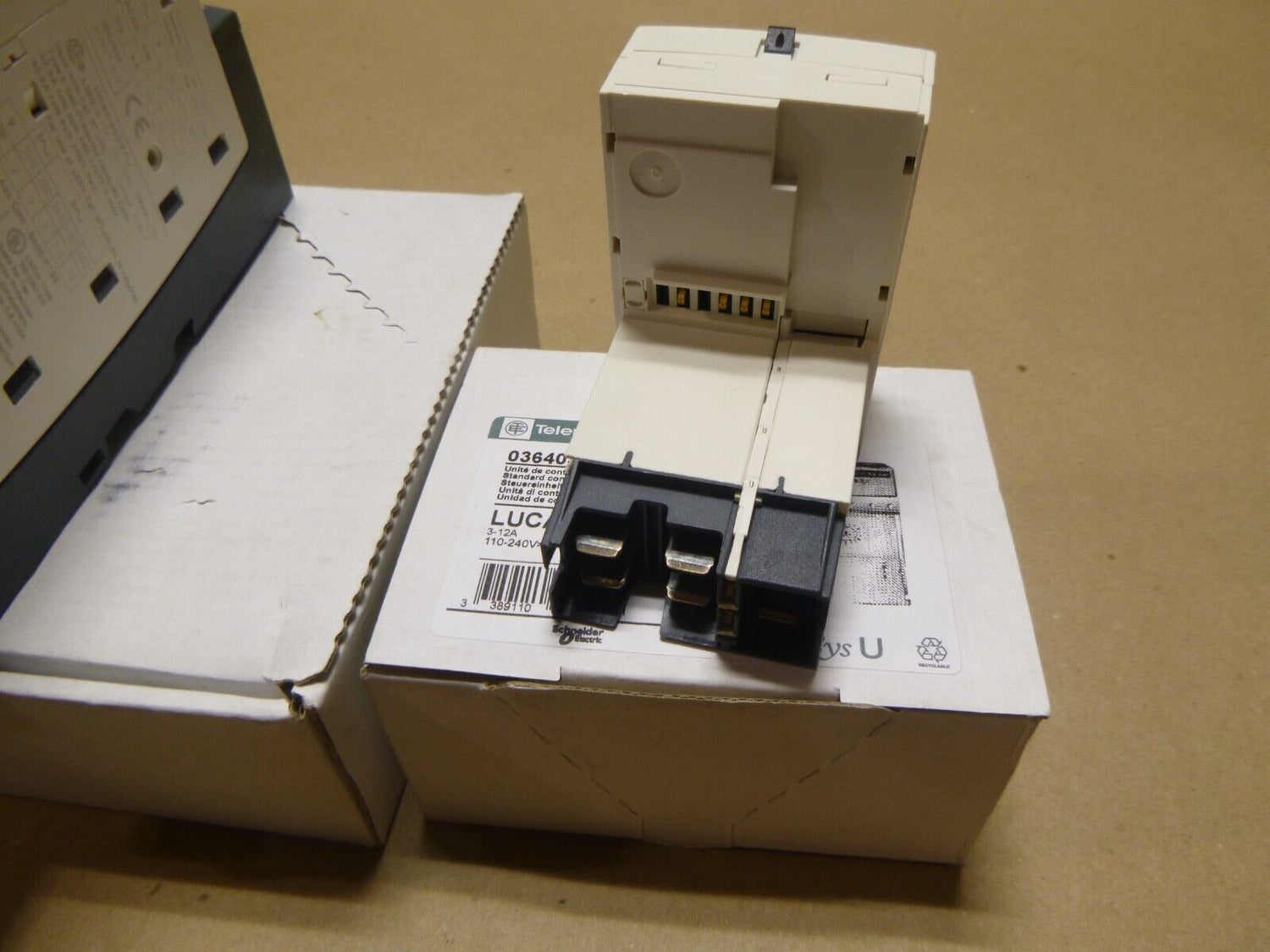 LUB12 Non reversing power base, TeSys Ultra W/ LUCA12FU Control Unit 3 Phase | Electrical MRO Replacement Parts &amp; Components and Commercial Electrical Supplies Company