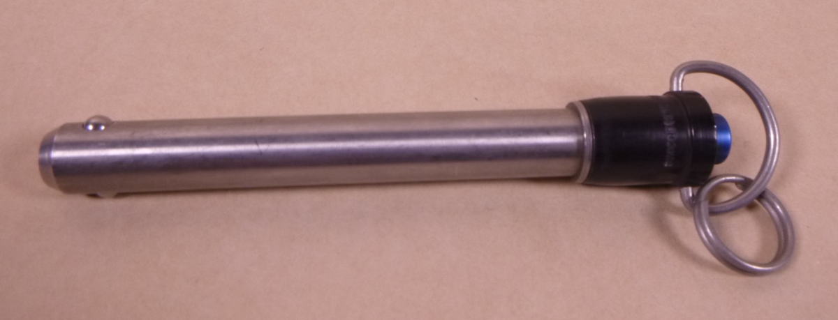 5/8" Shank x 4" Grip Ring Hdl Stainless Ball Lock Quick Release Pin Avibank USA