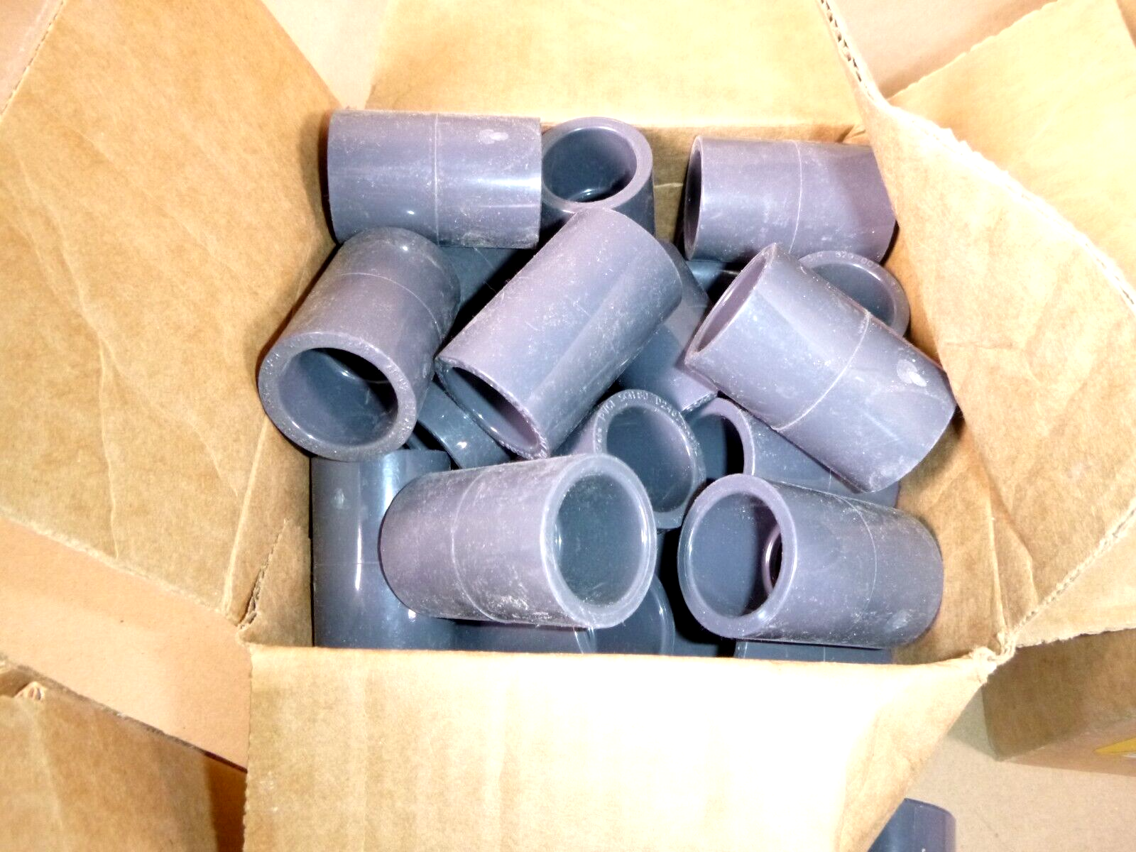 (Lot of 122) Spears 3/4" SCD 80 PVC Socket Couplings, Unions, Elbows, TEE&