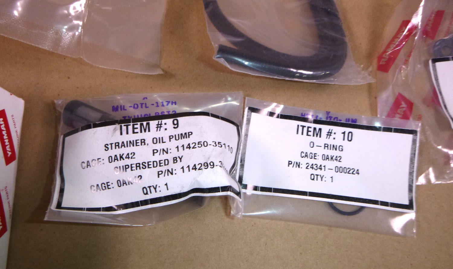 MEP-831A &amp; MEP-832A Diesel Engine Service Kit 2815-01-532-9527, DSCC-2815-0029