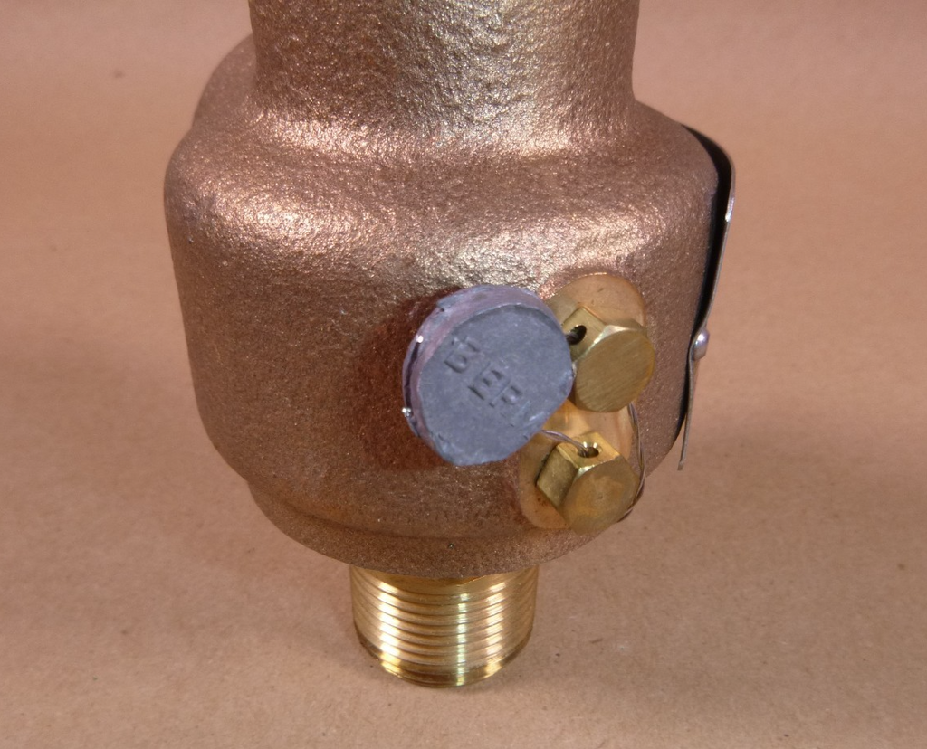 Relief Valve ASME Section VIII Steam, Bronze Trim 3/4" MNPT To 1" FMPT 50 Psi | Industrial MRO Replacement Parts, Manufacturing Machine Parts & Components, Heavy Equipment Parts Supplier