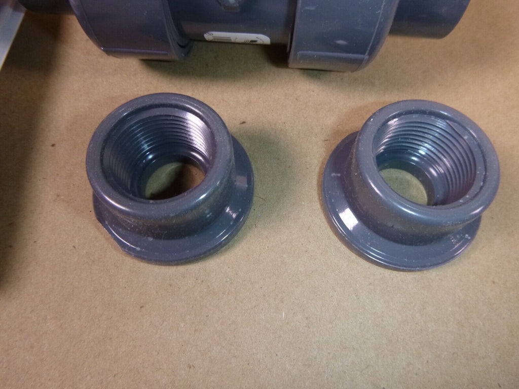 Spears 3/4" PVC True Union Ball Valve 3629-007 W/ Socket and FNPT Connectors | Industrial MRO Replacement Parts, Manufacturing Machine Parts & Components, Heavy Equipment Parts Supplier