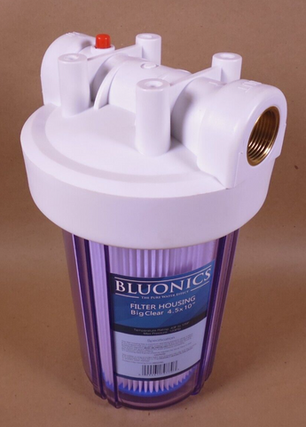 BLUONICS 4.5 x 10" Whole House Water Filter Purifier w/ 0.35 Micron Filter