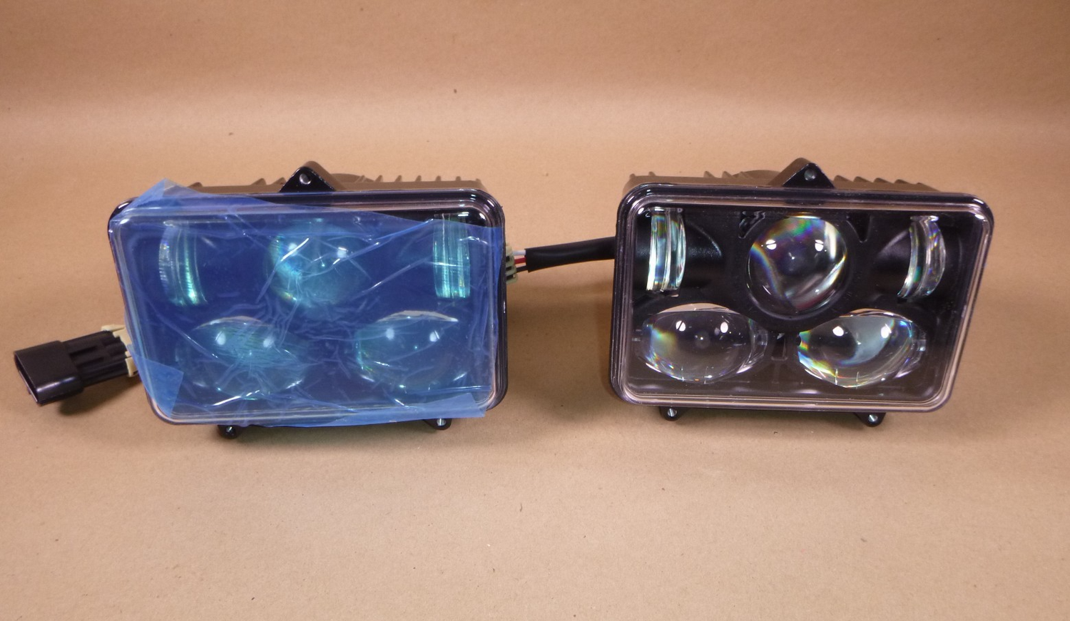 JW Speaker 8820 Military LED Headlights 12-24 Volt High &amp; Low Beam 3 Pt. Mount | Replacement Truck Parts, Trailer Accessories, Automobile Supplies, Car Parts &amp; Accessories