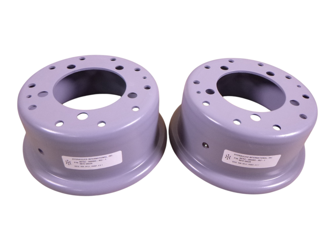 (2x) Hydraulics International 000993-952-1 8x7 Front Split Rim 2530-00-946-3165 | Replacement Truck Parts, Trailer Accessories, Automobile Supplies, Car Parts &amp; Accessories