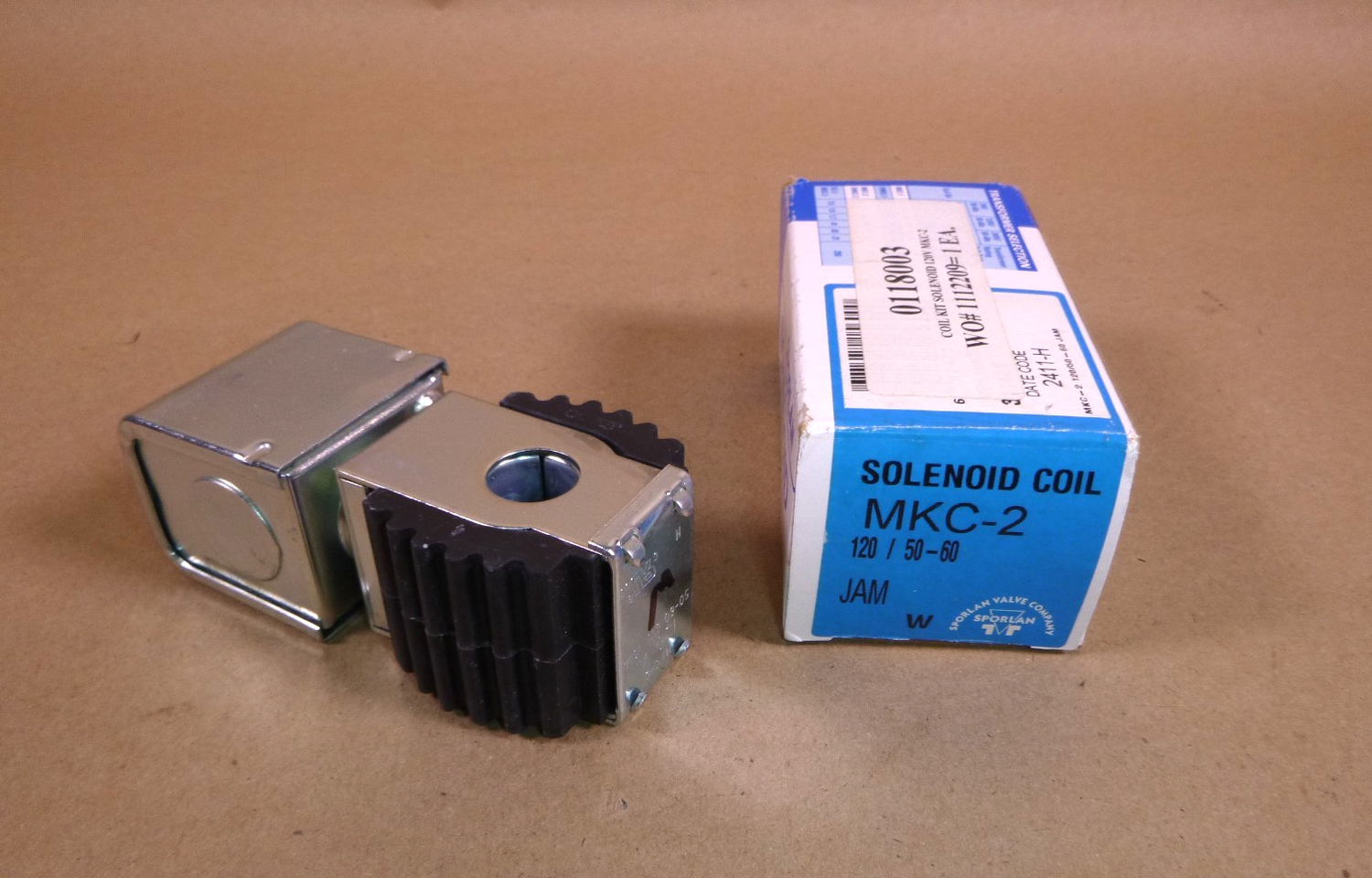 MKC2 Sporlan Solenoid Coil, 120V 50/60hz MKC-2 JAM Junction Box