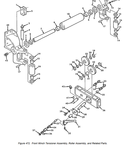 M939 Truck Front Rear Winch Poppet Nut , 8344240 , 2590-00-226-2347 | Genuine M35 Military Truck Parts and M939 Cargo Truck Surplus Parts
